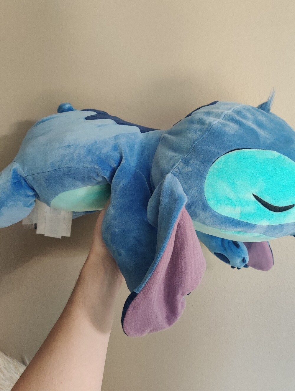 Disney Lilo and Stitch Large Stuffed Plush Sleeping Pillow Buddy Alien Sleepy